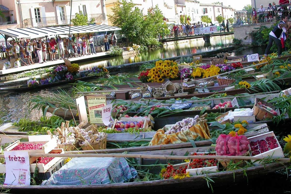 Gite De L'Olivier, Classe, Climatise, Jardin Avec Parking Gratuit Devant Le Logement Et A 5 Minutes Du Centre-Ville A Pied L'Isle-sur-la-Sorgue Luaran gambar